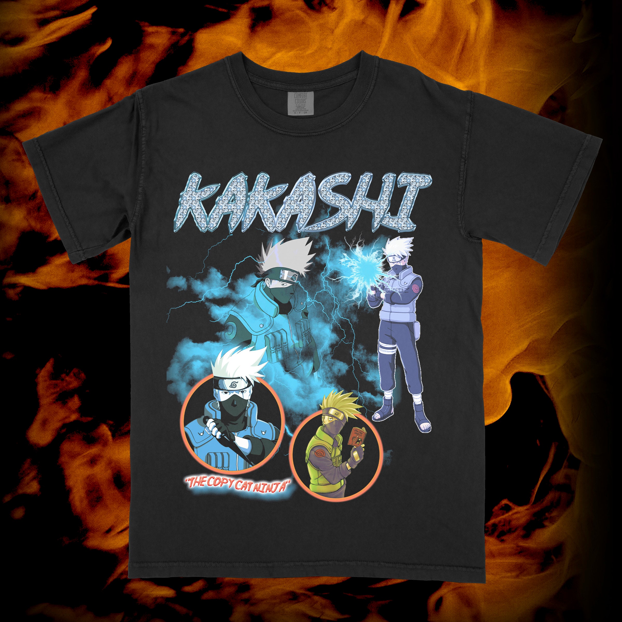 Vintage Naruto Kakashi Shirt Anime Shirt Unisex TShirt Etsy
