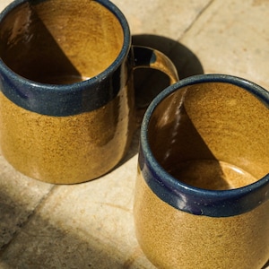 Taza de montaña de cerámica hecha a mano Oldman / 180-200 ml