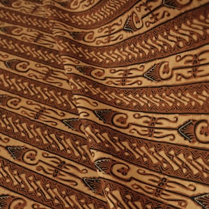 Exquisite Handdrawn Batik &quot;Lereng Srimpet Mulyo&quot; - Authentic Handcrafted Indonesian Traditional Fabric