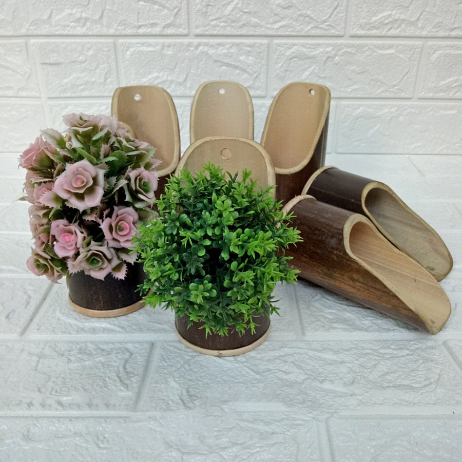 アンティークの竹の花瓶 - Etsy 日本