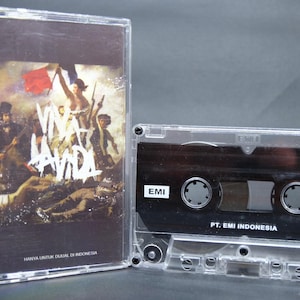 Collection originale de bandes cassettes Viva La Vida de Coldplay