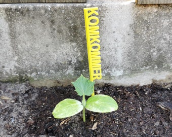 Plantensteker / plantenmarker voor moestuin