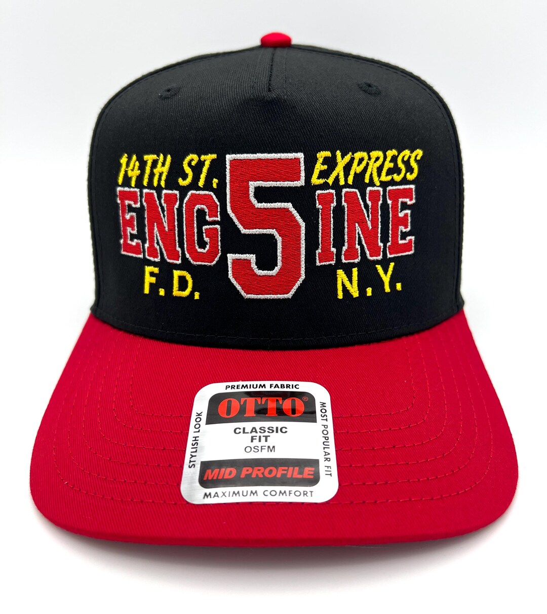 Engine 13 Hat FDNY ENGINE 5 Cap 14TH Street EXPRESS Hat Manhattan Snapback Embroidery ...