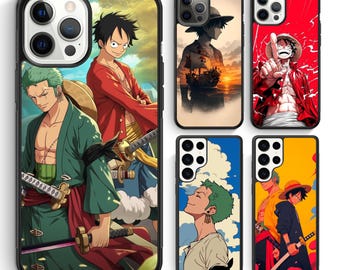 Anime Straw Hat Warrior Phone Case for iPhone 17 16 15 14 13 Pro Max Samsung Galaxy S26 S25 S24 Ultra Cover