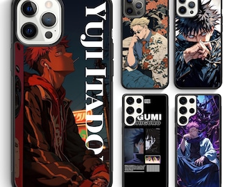 Anime Cursed Energy Sorcerer Phone Case for iPhone 17 16 15 14 13 Pro Max Samsung Galaxy S26 S25 S24 Ultra Cover