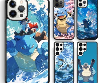 Blastoise iPhone 17 16 15 14 13 12 Pro Max & Samsung Galaxy S26 S25 S24 S23 Ultra Note Z Fold Flip Phone Case Personalized Custom Cover #B