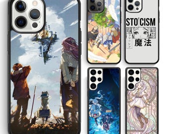 Anime Ancient Mage Spirit Fantasy Phone Case for iPhone 17 16 15 14 13 Pro Max Samsung Galaxy S26 S25 S24 S23 Ultra Cover