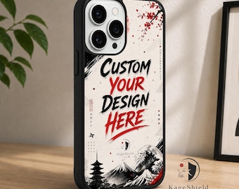 KageShield Custom Phone Case for iPhone 17 16 15 14 13 12 Pro Max & Samsung Galaxy S26 S25 S24 S23 Ultra Note Personalized Custom Cover