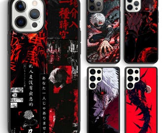 Anime Dark Ghoul Warrior Phone Case for iPhone 17 16 15 14 13 Pro Max Samsung Galaxy S26 S25 S24 S23 Ultra Cover