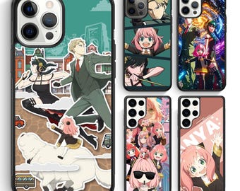 Anime Secret Agent Family Phone Case for iPhone 17 16 15 14 13 Pro Max Samsung Galaxy S26 S25 S24 S23 Ultra Cover