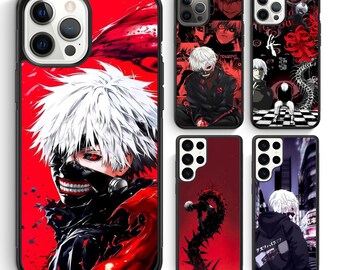 Anime Crimson Eye Hunter Phone Case for iPhone 17 16 15 14 13 Pro Max Samsung Galaxy S26 S25 S24 S23 Ultra Cover