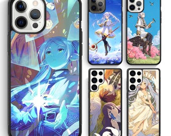 Anime Elven Mage Journey Fantasy Phone Case for iPhone 17 16 15 14 13 Pro Max Samsung Galaxy S26 S25 S24 S23 Ultra Cover