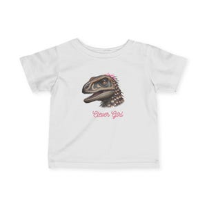 Clever Girl Dinosaur Infant Tee, Cute Baby Shirt, Toddler Gift, Jurassic T-Shirt, Dino Party Outfit, Funny Kids Apparel, Birthday Gift