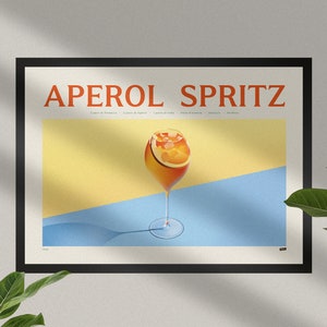 Aperol Spritz Poster Giclée Fine Art Print