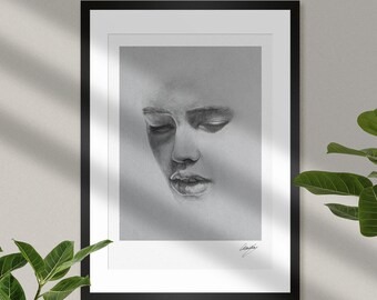 Abstract Portrait Giclée Fine Art Print