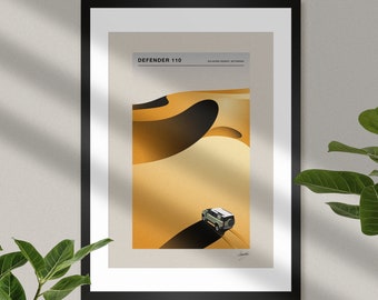 Land Rover Defender 110 Giclée Fine Art Print
