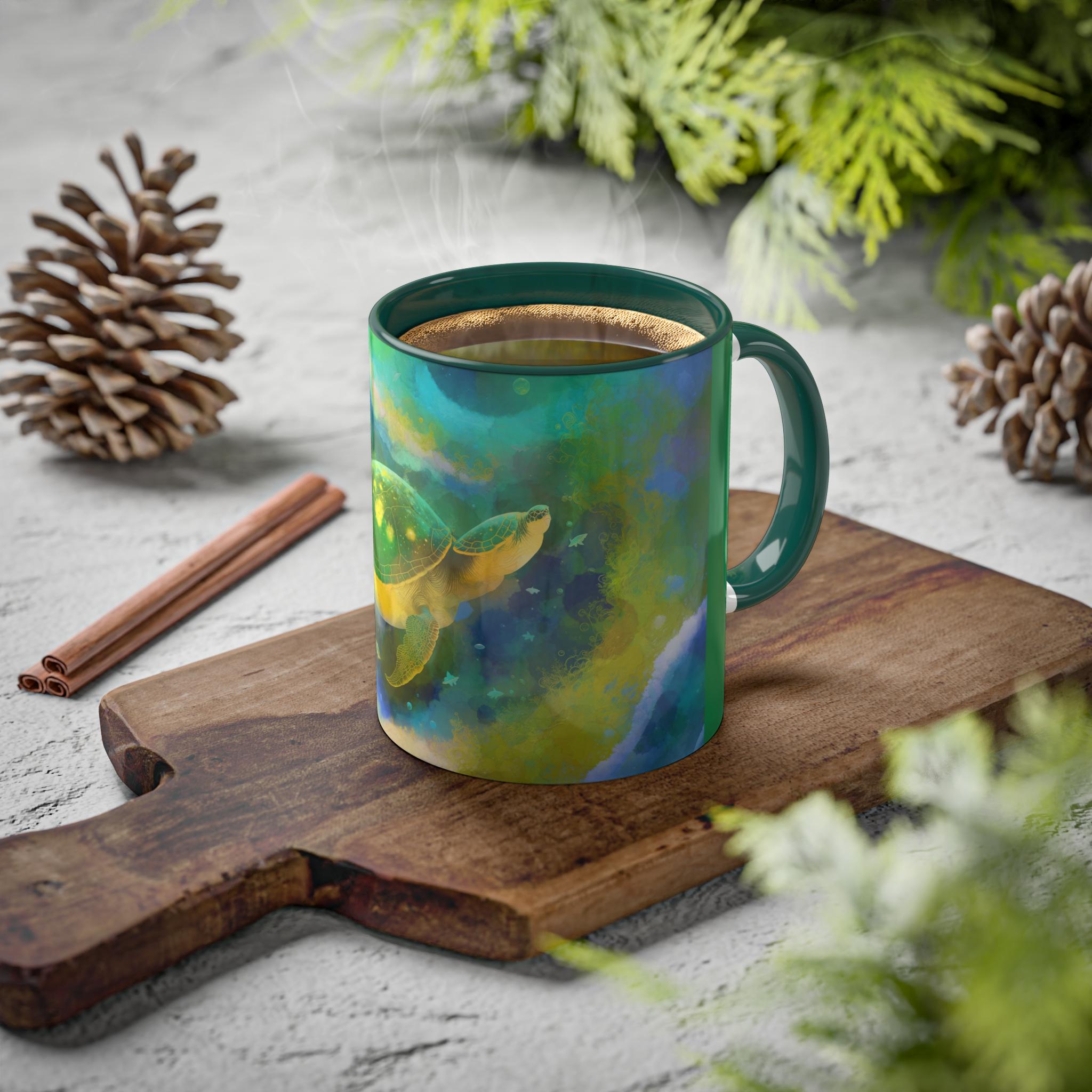 Tazza divertente a forma di tartaruga, regalo per gli amanti delle tartarughe, Pensando alle tartarughe - Italia