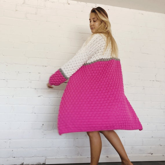 Maxi knitted on sale cardigan