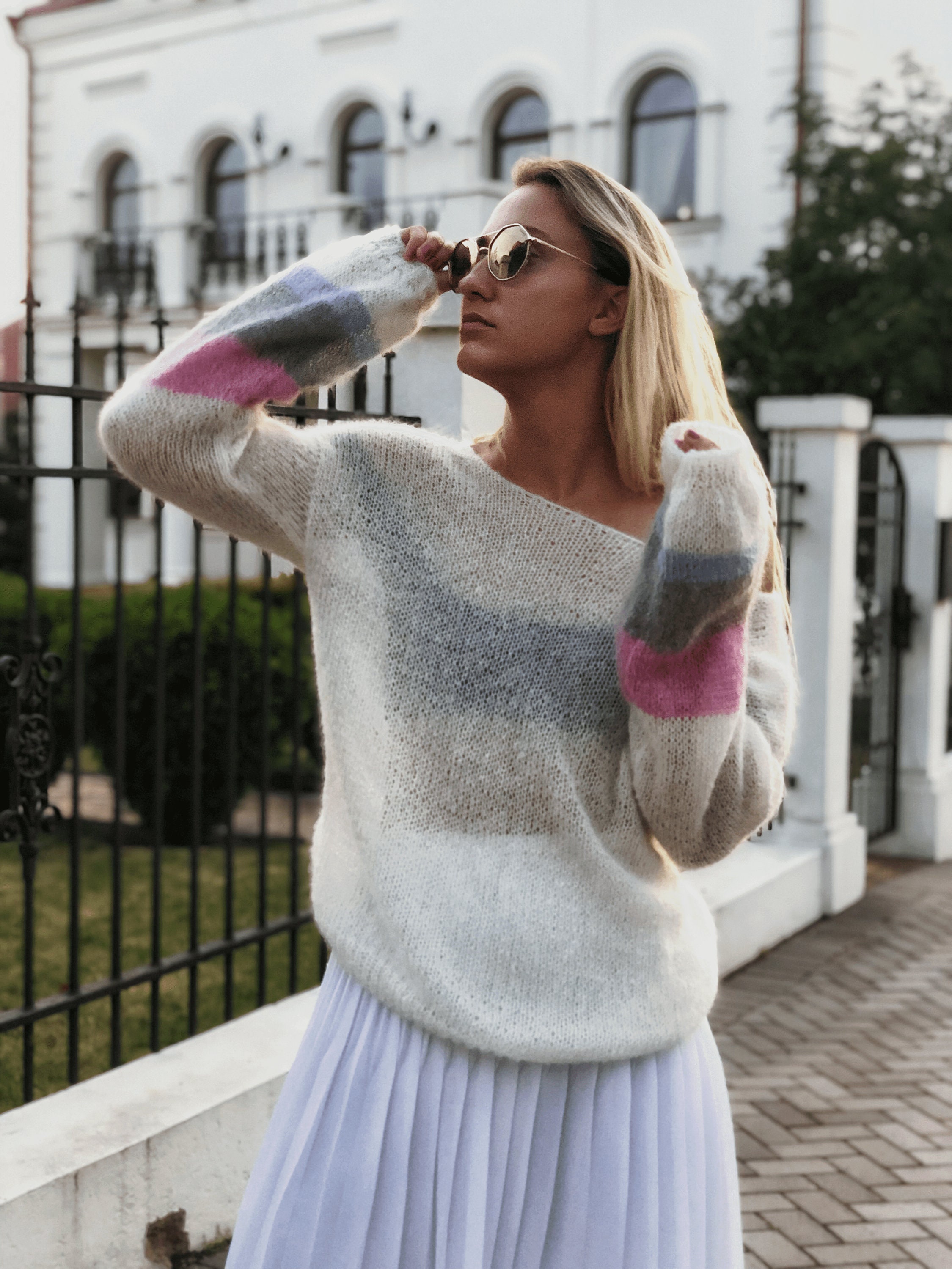 Boat Neck Mohair - Etsy Boat Neck Mohair - Etsy