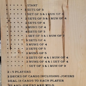 Frustration Rummy Board Game cut file for CNC and Laser