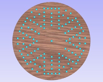 Aggravation Game Board Round CNC Ready cut file