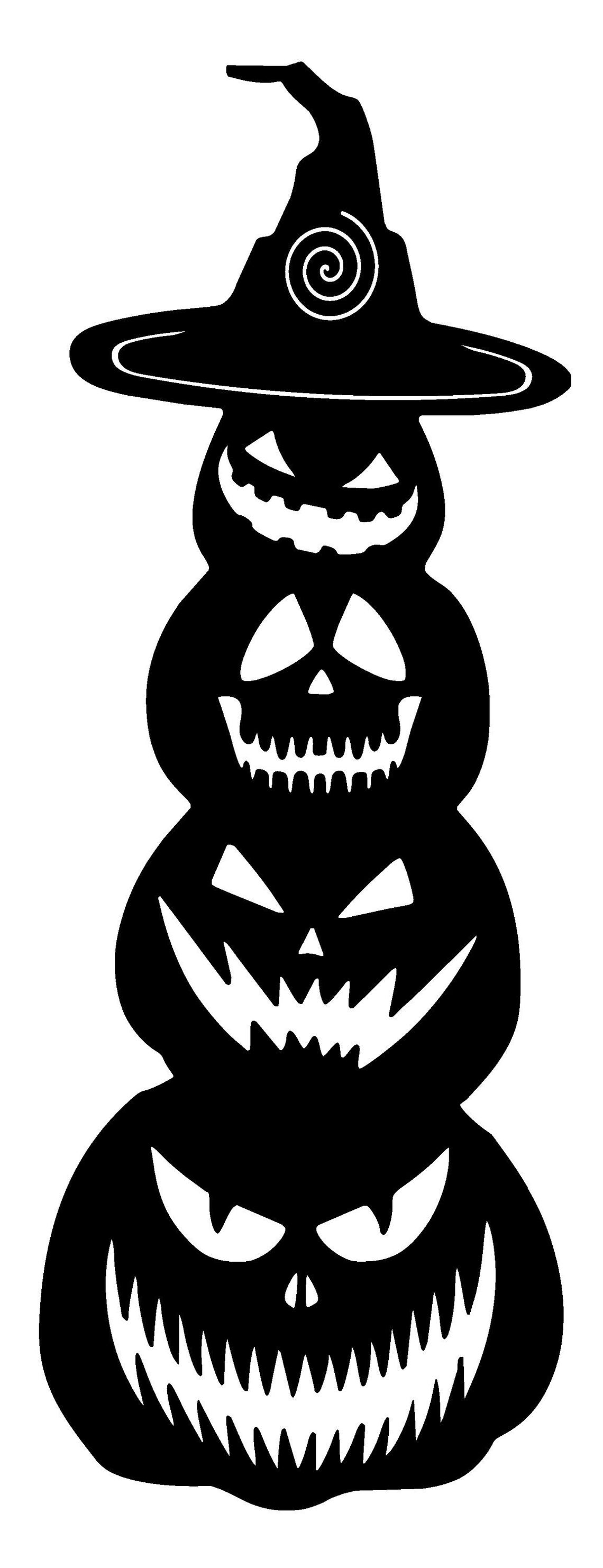 Stacked Jack-o-lantern Template - Etsy