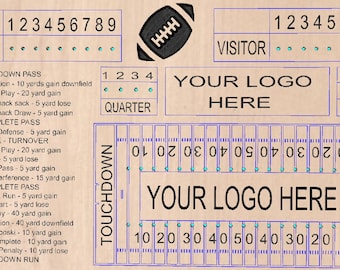 Football Dice Board Game Template for CNC and Laser