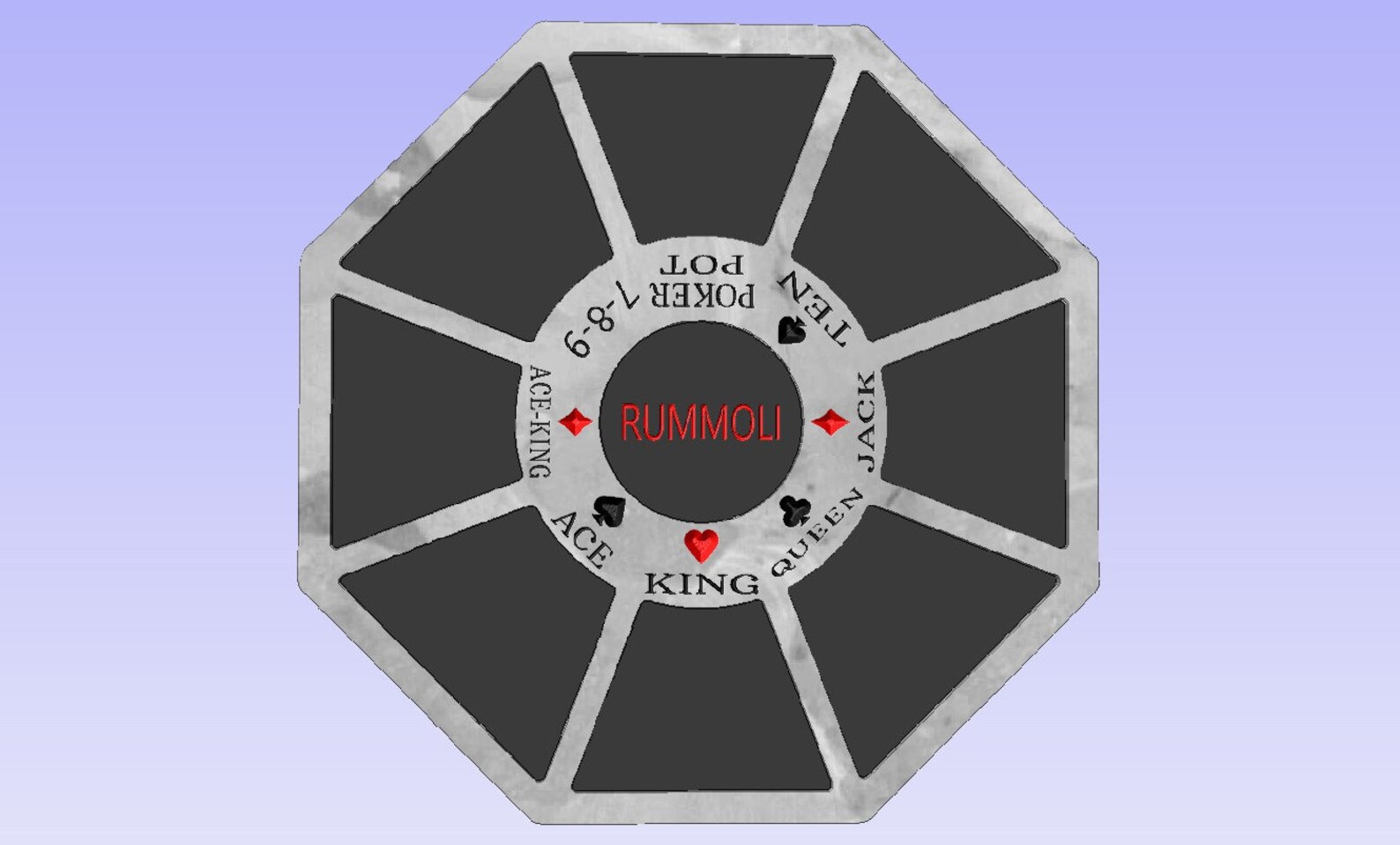 CNC Ready Rummoli Cut File Digital File - Etsy Canada
