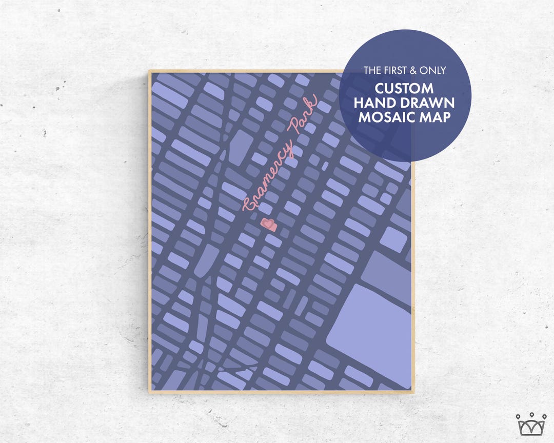 Custom Hand Drawn Map Print | Three Handwritten Styles | Customizable ...