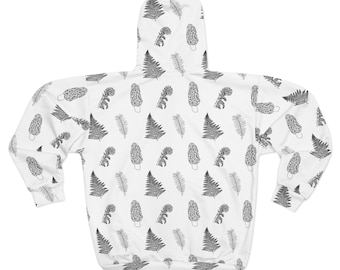Forest Forager Unisex Zip-Up Hoodie