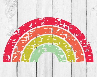 Download Rainbow Vintage Svg Etsy
