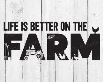 Download On The Farm Svg Etsy