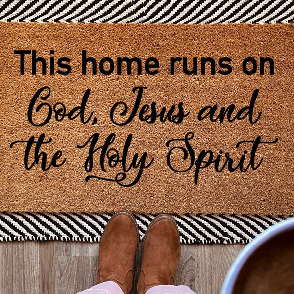 Jesus Holy Doormat Etsy