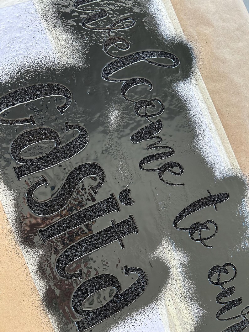 Welcome to our Casita Doormat, Spanglish Coir Mat, Front Porch Decor image 5