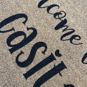 Welcome to our Casita Doormat, Spanglish Coir Mat, Front Porch Decor image 4