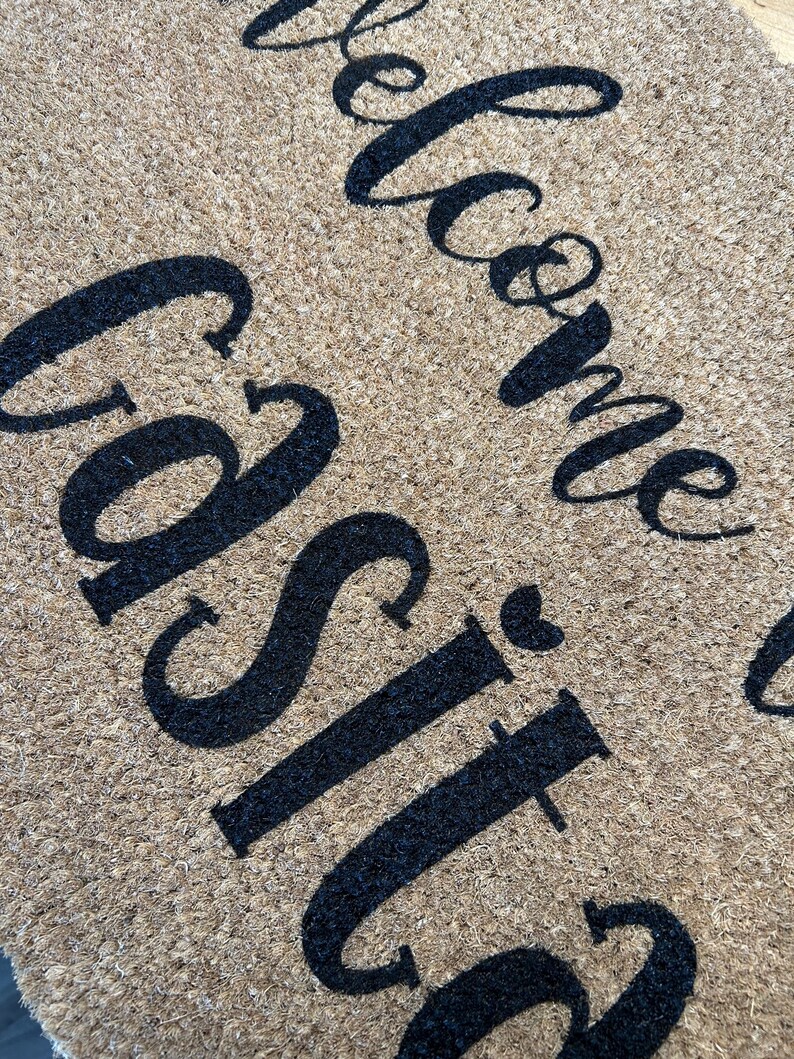 Welcome to our Casita Doormat, Spanglish Coir Mat, Front Porch Decor image 4