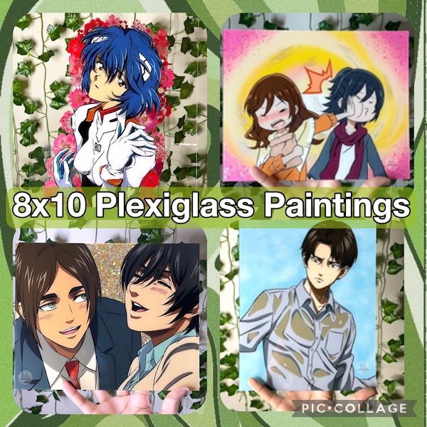 8x10 Plexiglass Paintings