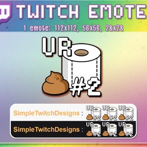 Poep Twitch Emotes | Poepkanaalpunten | Tekst Twitch Emotes | Grappige Twitch Emotes | Twitch Fail Emotes