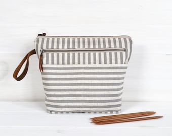 Percy Pouch Pattern, sewing pattern, pdf pattern, project bag, three sizes, organize, instant download, diy, knitting bag.