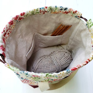 Toberman Tote Pattern, two sizes, sewing pattern, pdf pattern, project bag, lunch bag, organize, beach bag, diy, knitting bag. image 9