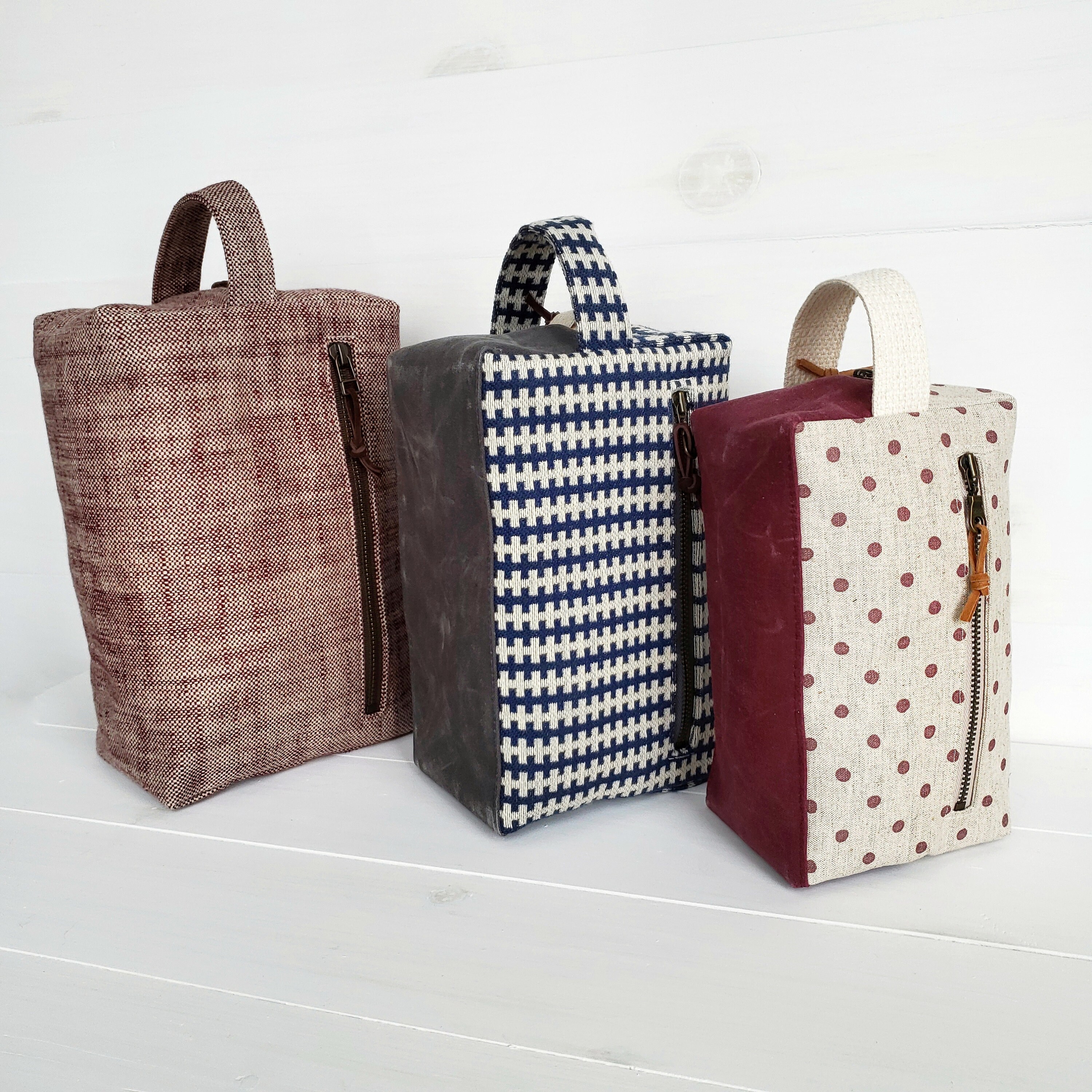 Bramley Box Bag Three Sizes Sewing Pattern Pdf Pattern Zipper