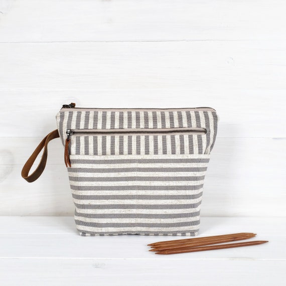 Percy Pouch Pattern, sewing pattern, pdf pattern, project bag, three sizes, organize, instant download, diy, knitting bag.