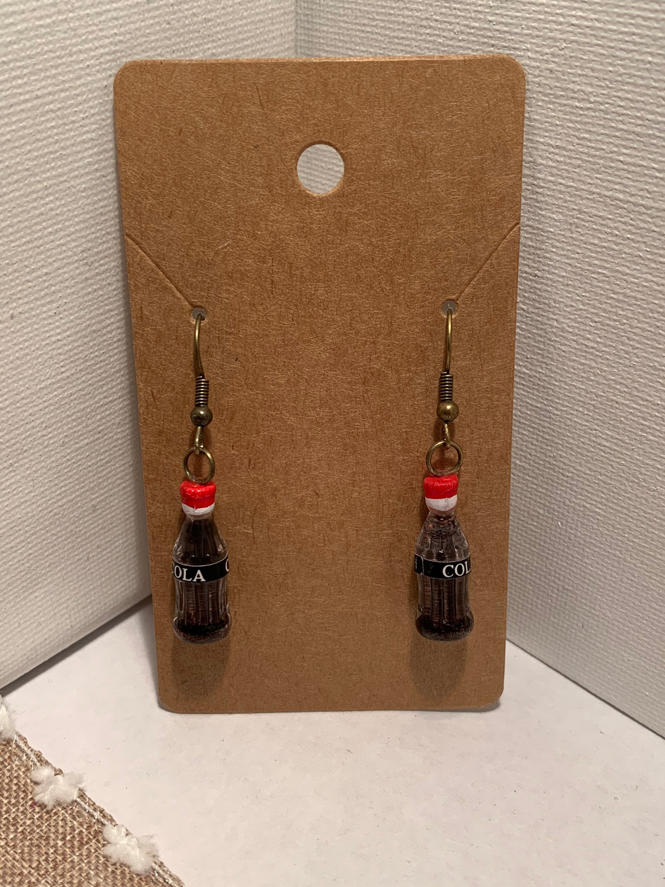 Coca Cola bottle earrings Etsy