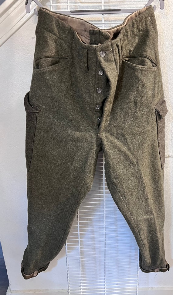 Vintage 1940’s World War Ii Swedish Military Pants