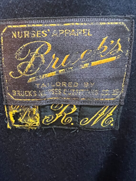 Vintage World War II Wool Nurse’s Cape - image 7