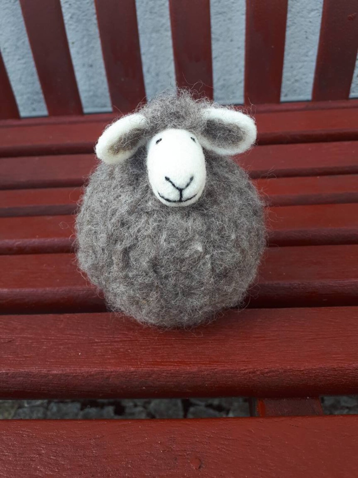 Needle Felting Sheep Bauble PDF Instructions Tutorial Kit/ Etsy