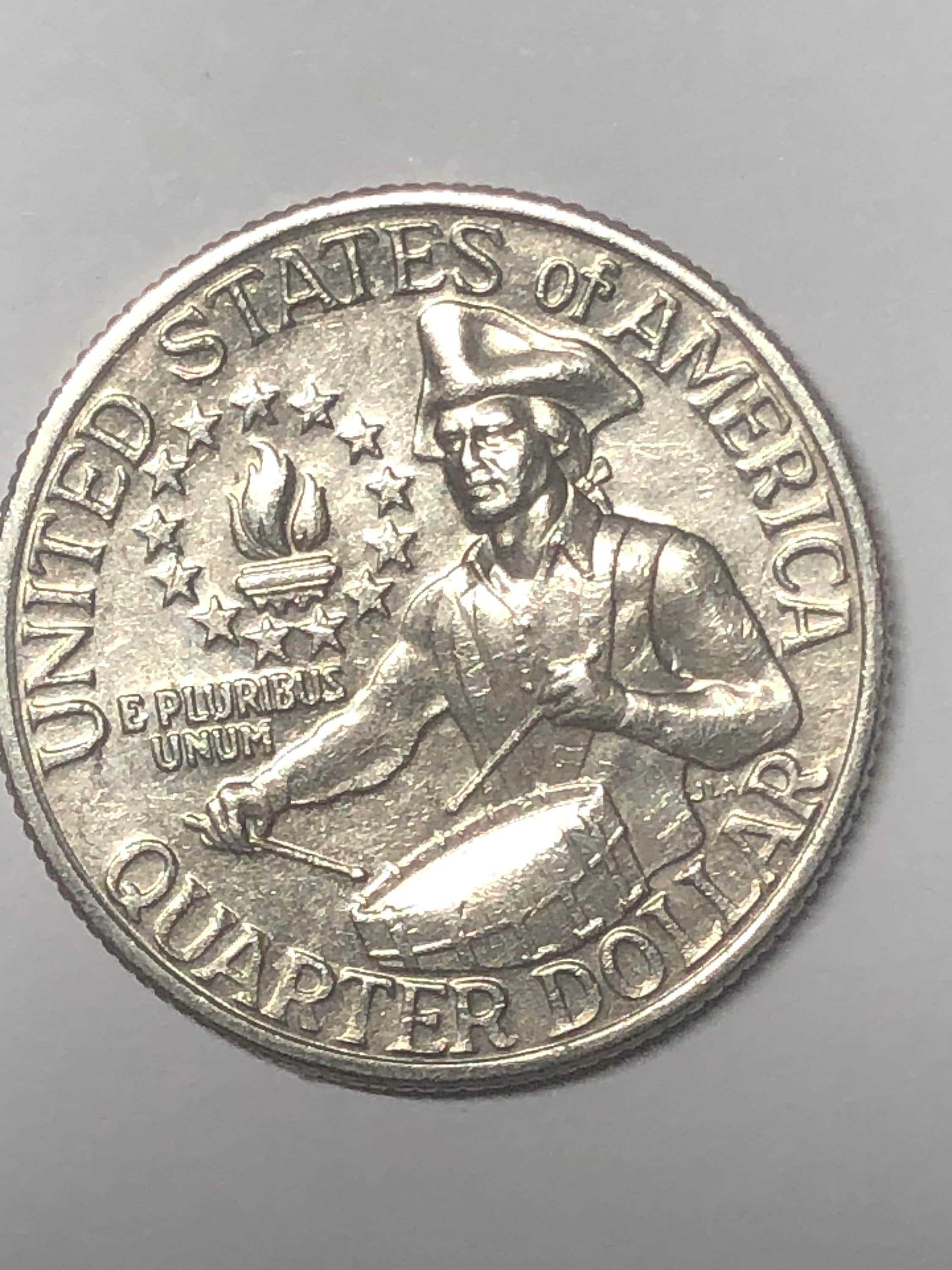 RARE mint error17761976 Bicentennial Quarters. Etsy