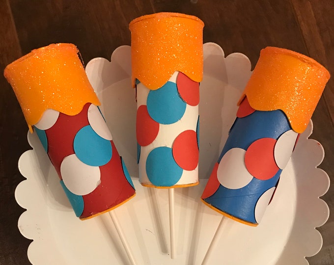 Push up Ice Cream Push Pops Orange Ice Cream Whimsical Treats Etsy