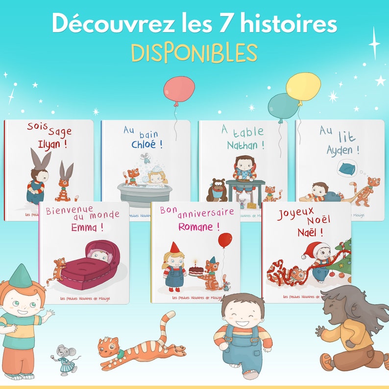 Livre enfant Bienvenue au Monde couverture et pages rigides personnalisées à son prénom image 6