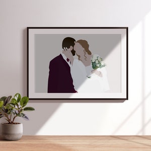 Custom digital minimalist illustrations, with or without background